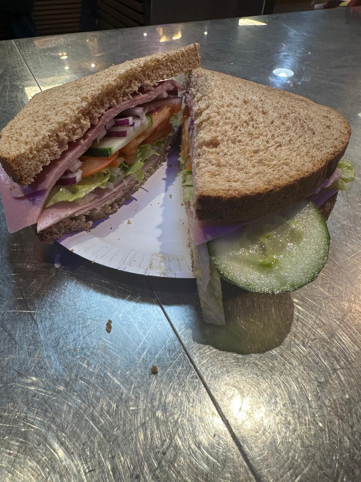 Cold sandwiches (fillings below)