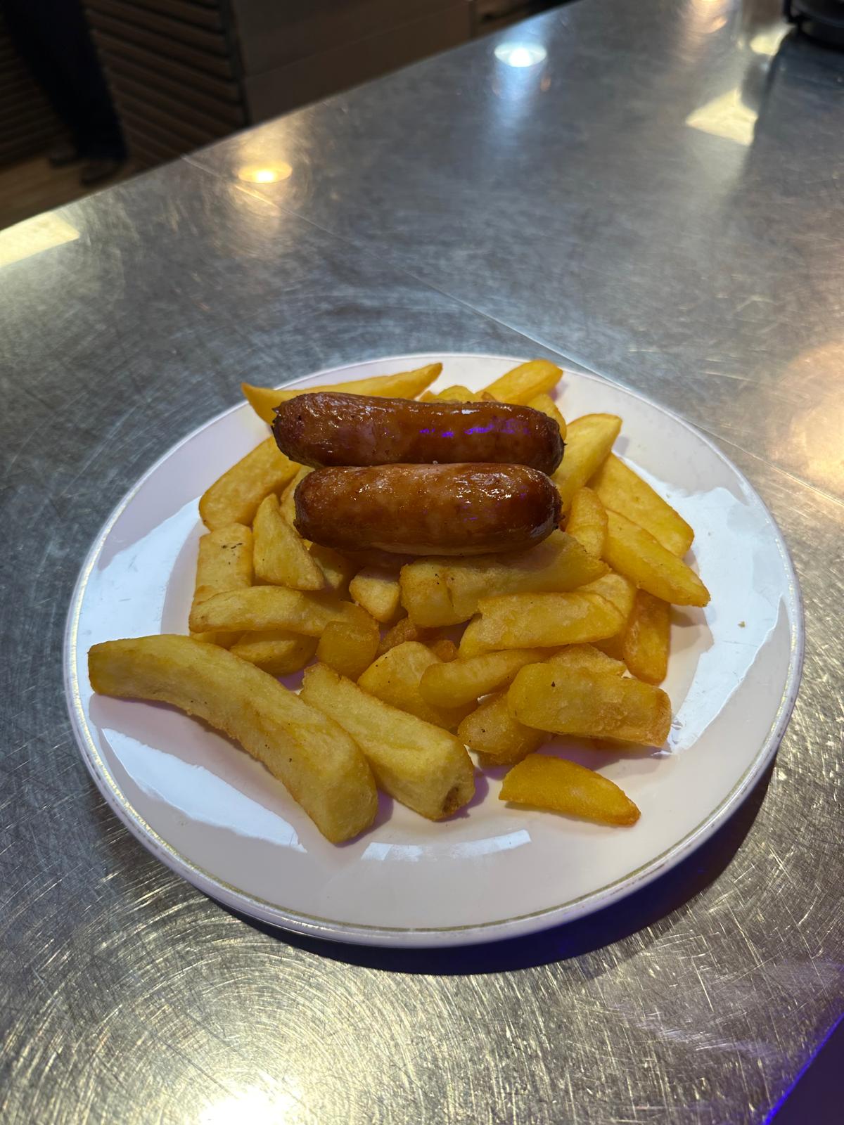 Sausage & chips